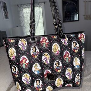 Disney Princess Black Tote Bag